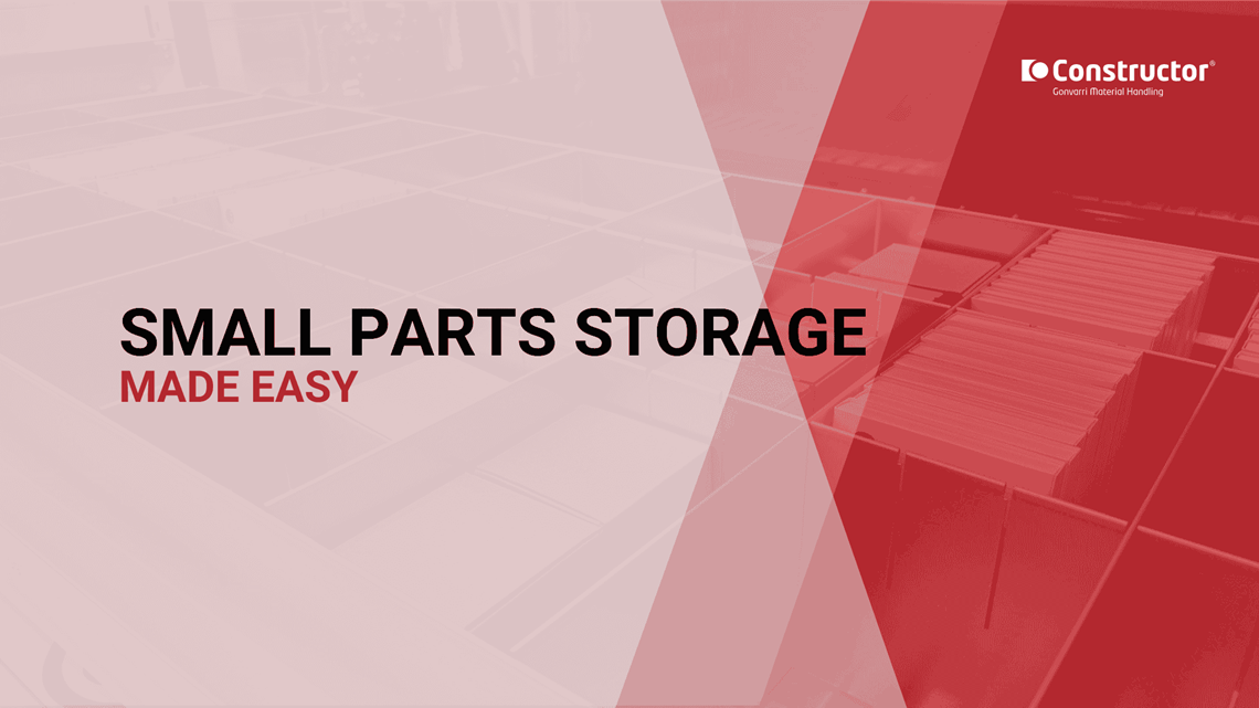 Small Parts Storage Solutions by Dexion