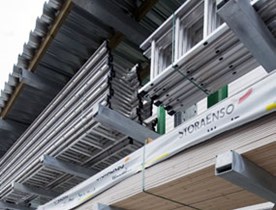 Cantilever Roof and side and back cladding